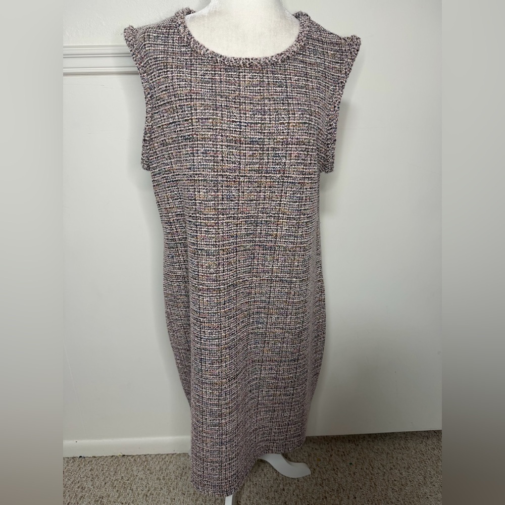 bebe Multicolor Tweed Dress size XL